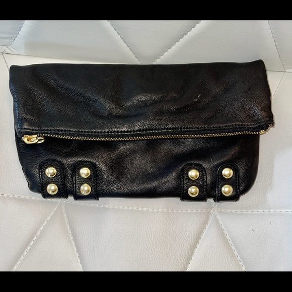 Leather Fold over bag, Linea Pelle Collection - Picture 3 of 8